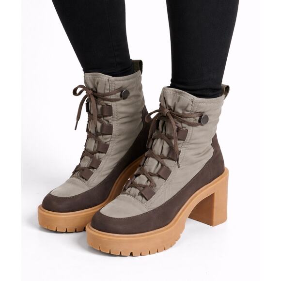 Dolce Vita Shoes - NWOT Dolce Vita Celida Lace Up Heeled Ankle Hiking Boots Lug Sole Size 7